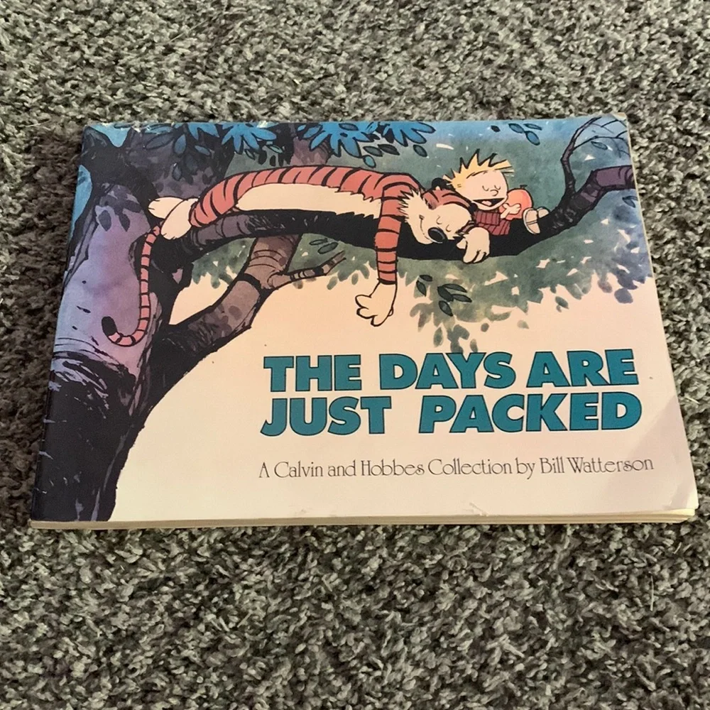 The Days are Just Packed Calvin and Hobbes paperback book - Picture 1 of 5